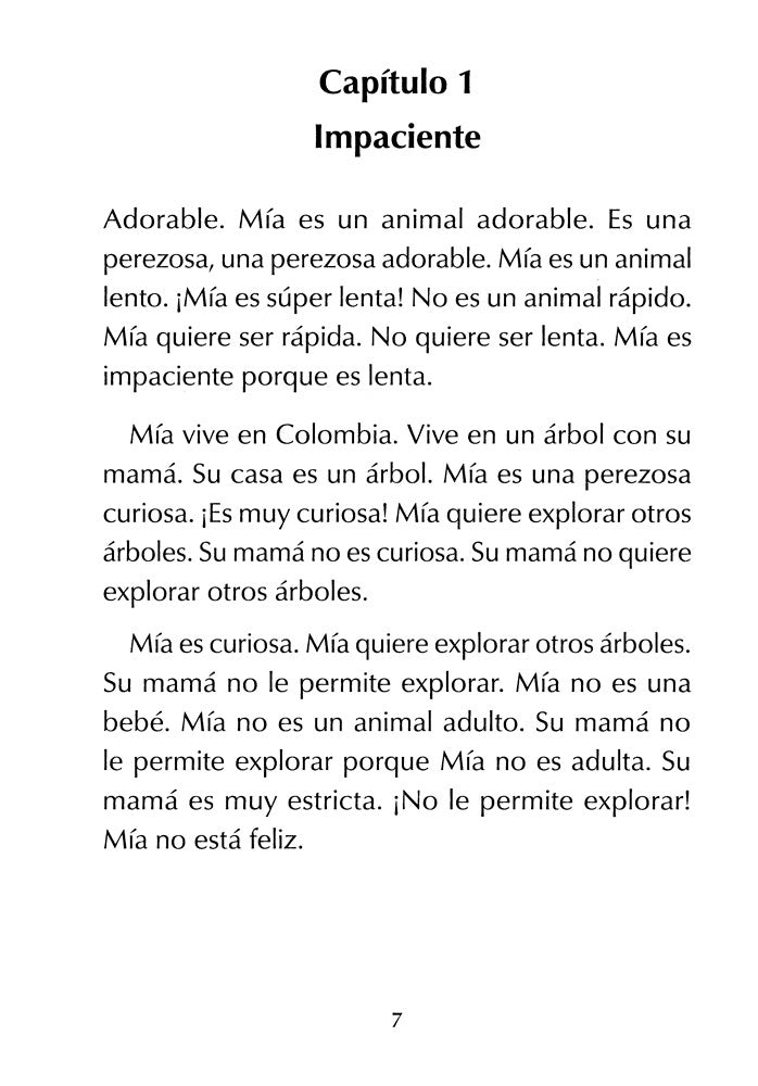 La perezosa impaciente - Level 1 - Spanish