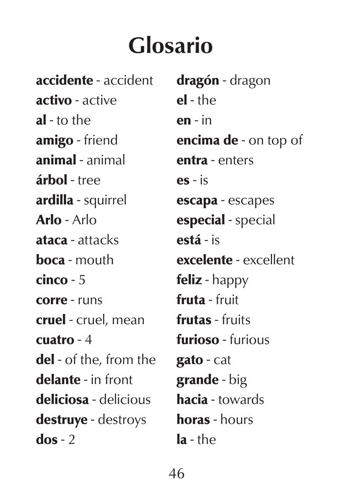 Arlo, súper ardilla - Level 1 - Spanish