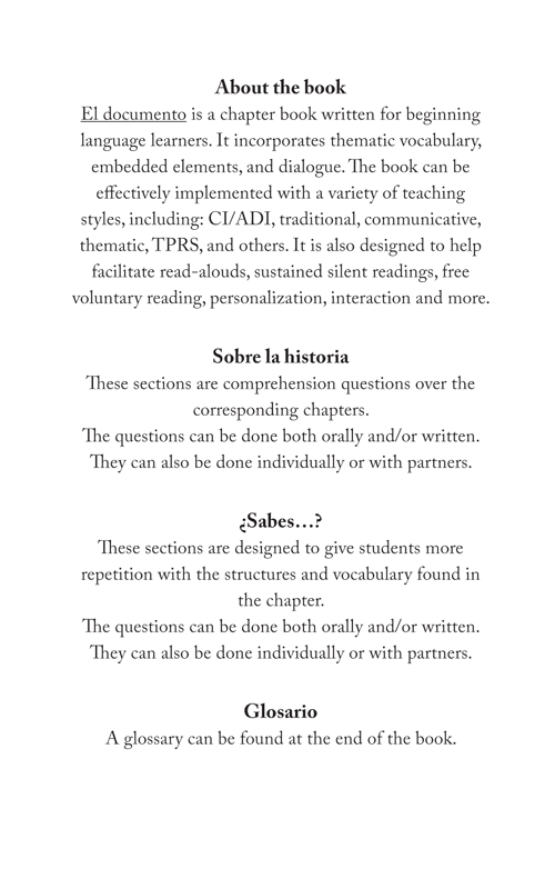 El documento - Level 1 - Spanish