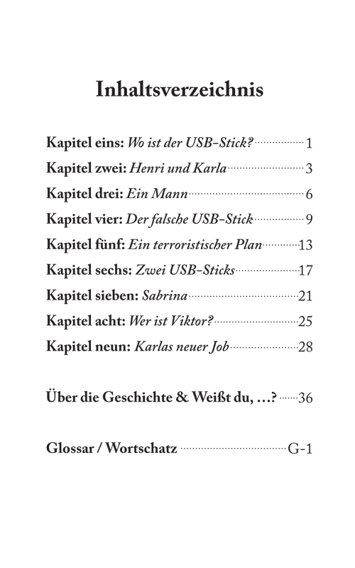 Das Dokument - Level 1 - German