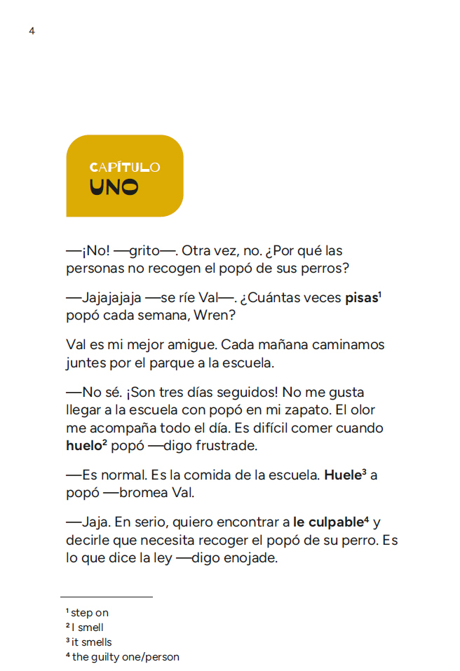 El pequeño y apestoso misterio del parque - Level 2 - Spanish