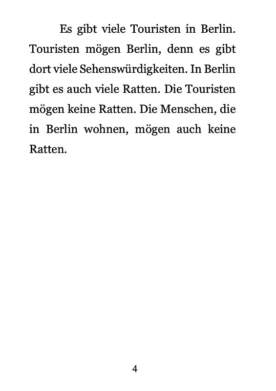 Rhumus in Berlin - Level 1 - German