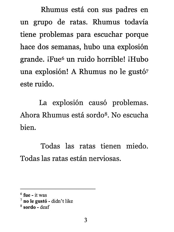 Rhumus se esconde en Madrid - Level 1 - Spanish