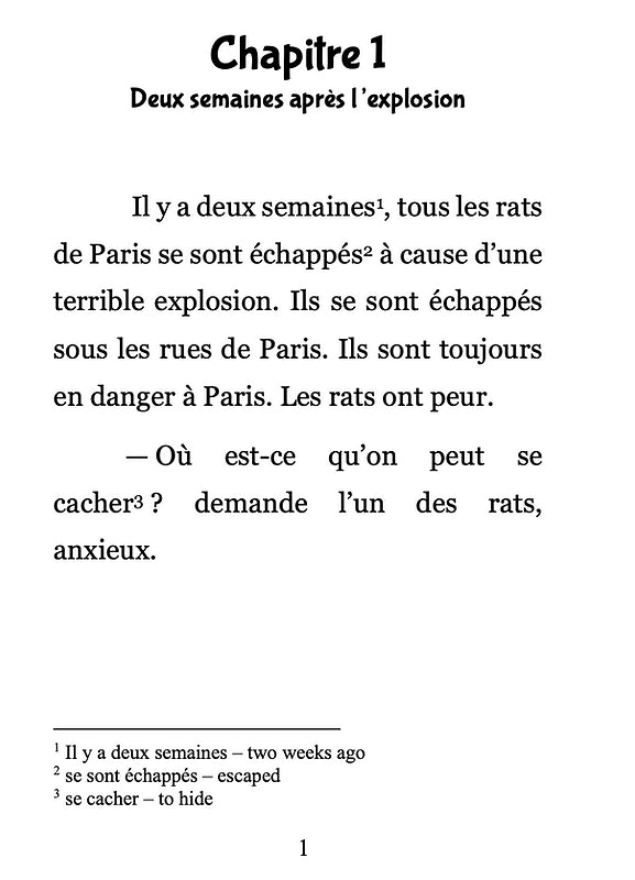 Rhumus se cache à Paris - Level 1 - French
