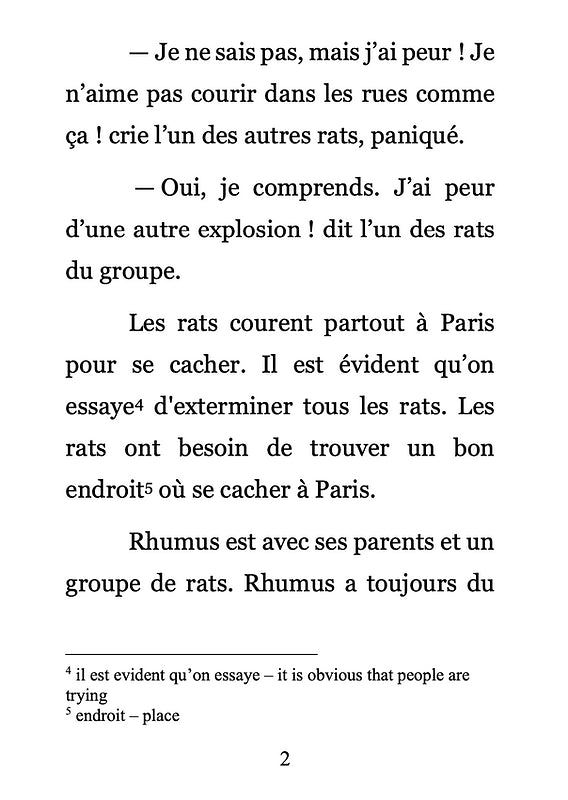 Rhumus se cache à Paris - Level 1 - French