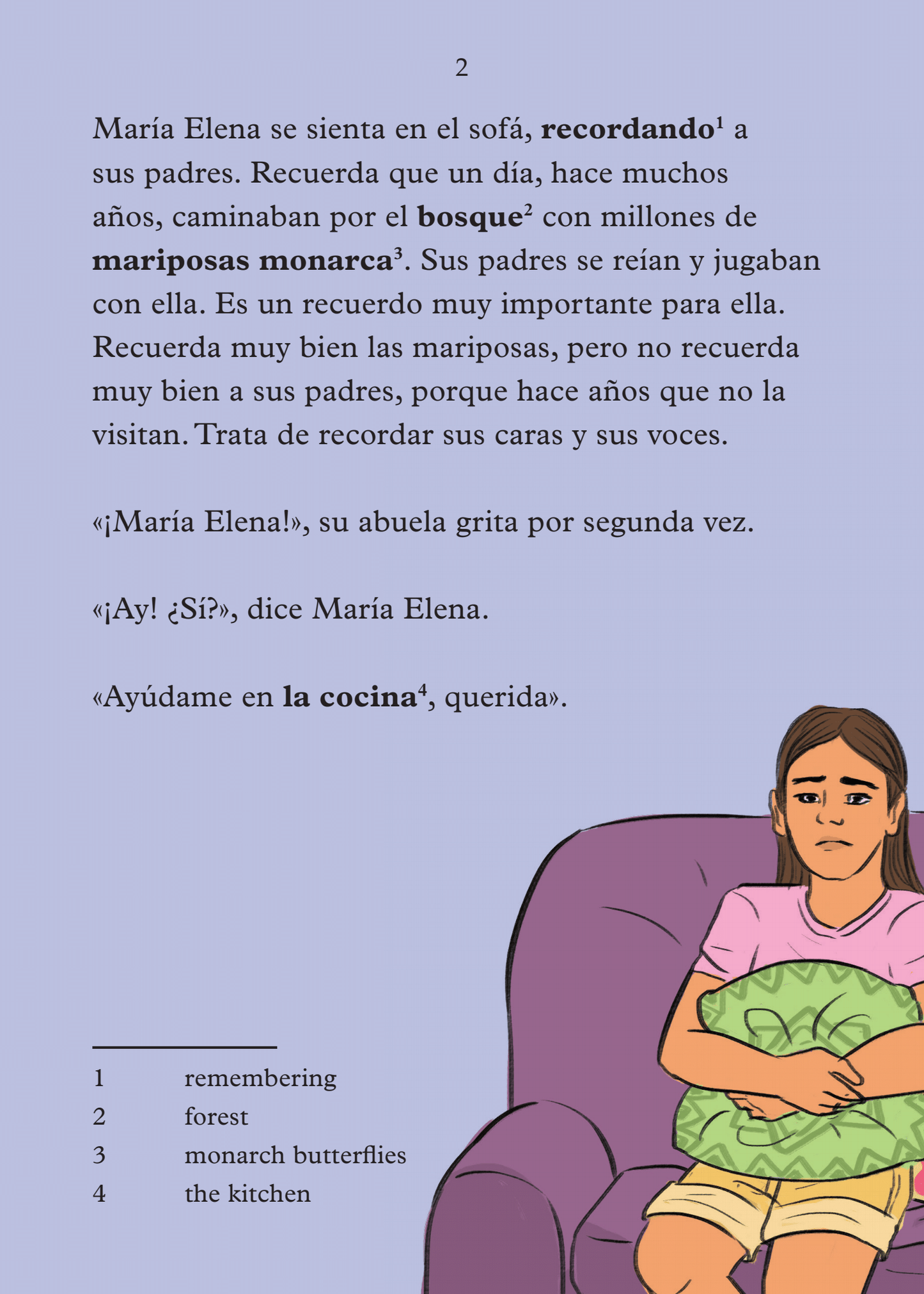 Las mariposas vienen de visita - Level 2 - Spanish