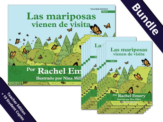 Las mariposas vienen de visita - Level 1 - Spanish