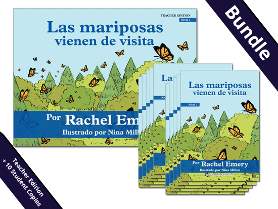 Las mariposas vienen de visita - Level 2 - Spanish