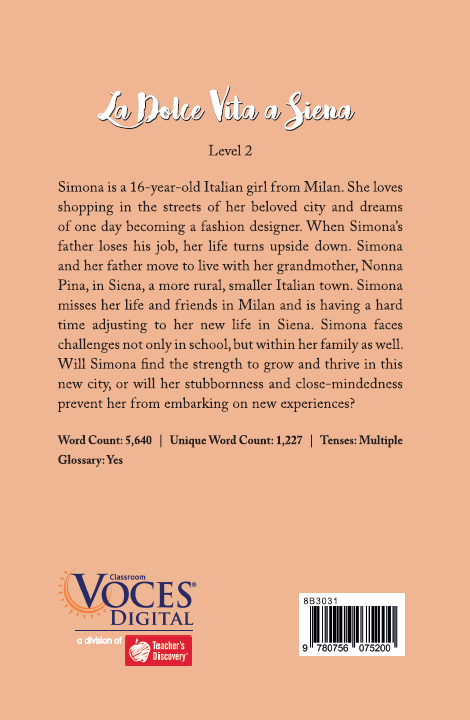 La Dolce Vita a Siena - Level 2 - Italian