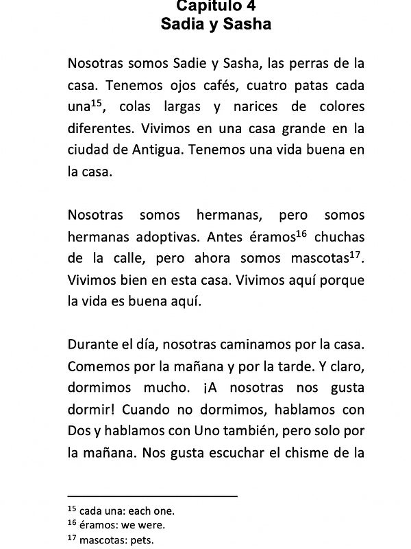 Chuchotenango - Level 1 - Spanish