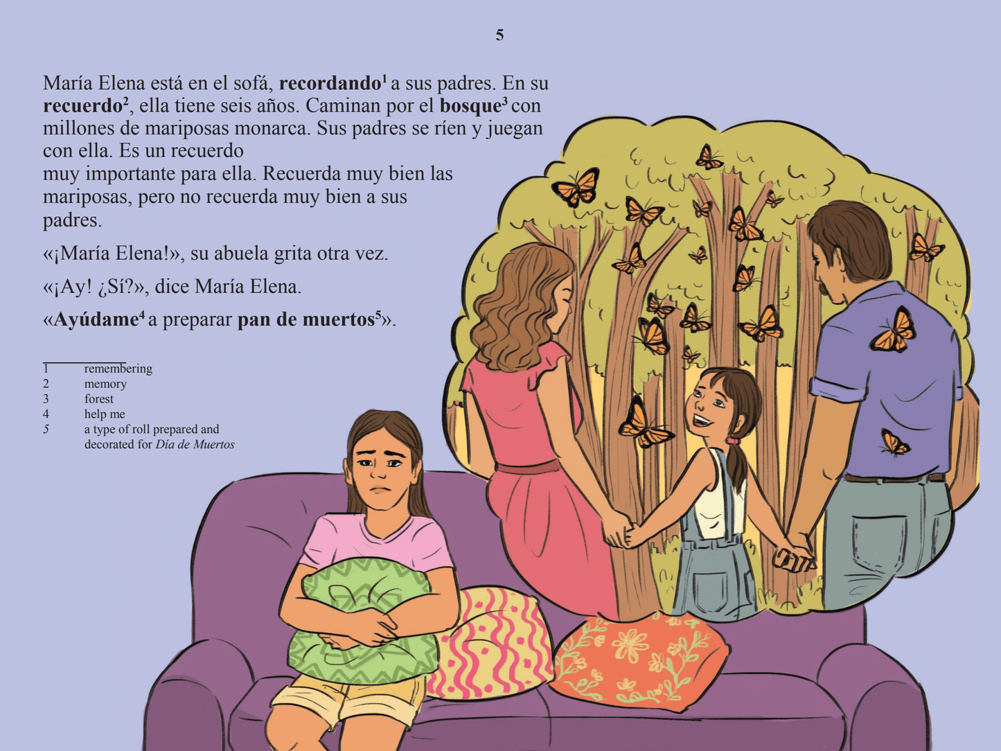 Las mariposas vienen de visita - Level 1 - Spanish