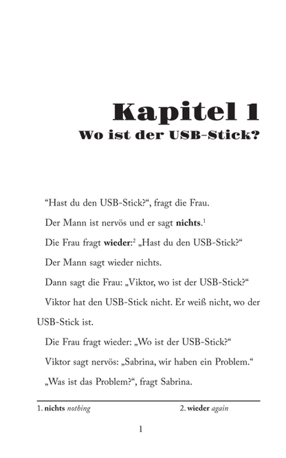 Das Dokument - Level 1 - German
