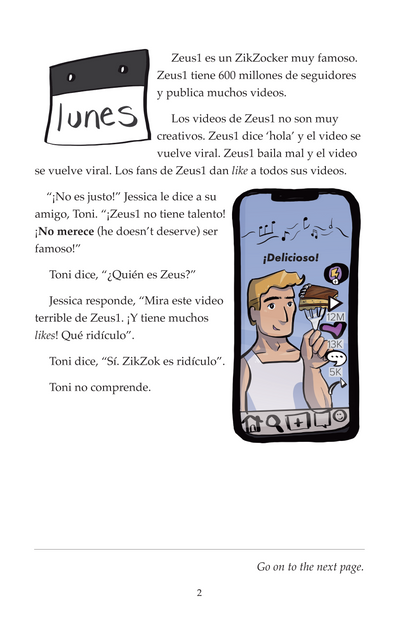 Viral en ZikZok - Level 3 - Spanish