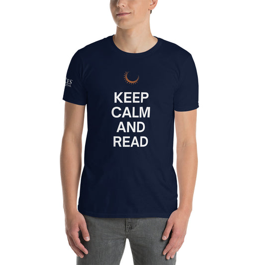 English "Keep Calm and Read" T-Shirt
