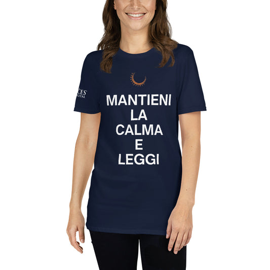Italian "Keep Calm and Read" T-Shirt
