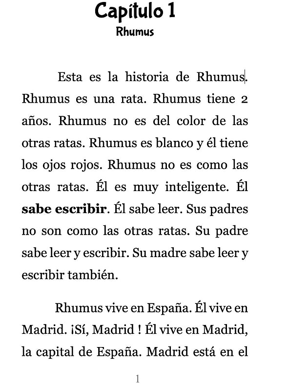 Rhumus en Madrid - Level 1 - Spanish