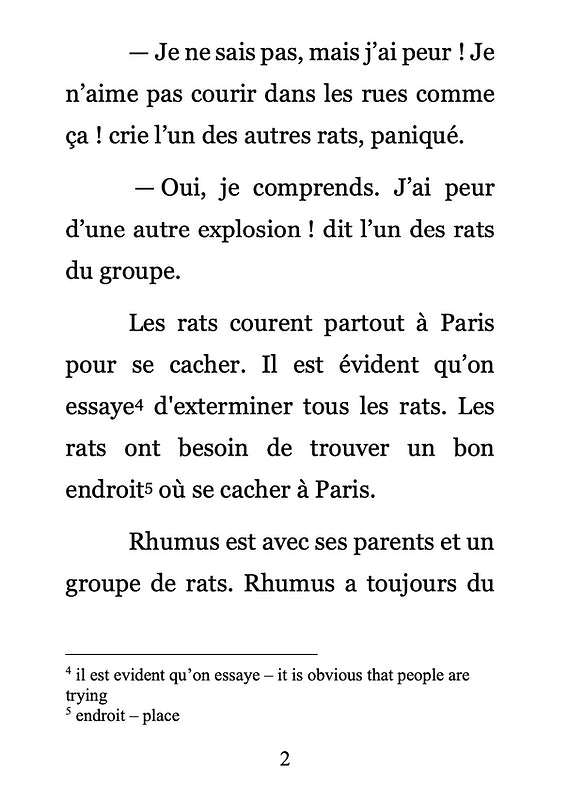 Rhumus se cache à Paris - Level 1 - French