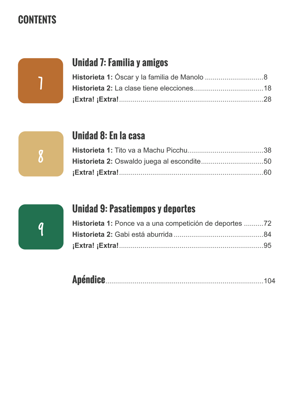 Nuestra historia: Primaria 1 (Unidades 7-9) - Print Edition